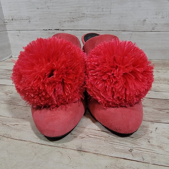 Eugenia Kim feather pom mule heels - Picture 4 of 11